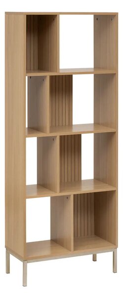 5Five Tasso könyvespolc 5 polccal, PAL, 63x30x159 cm, bézs
