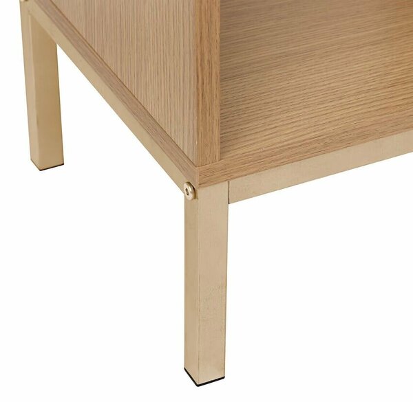 5Five Tasso könyvespolc 5 polccal, PAL, 63x30x159 cm, bézs