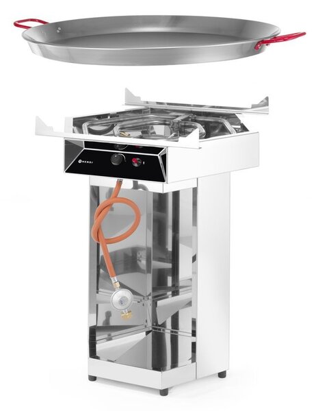 Hendi Paella grillsütő 800, 7kW, 800x800x(H)900mm