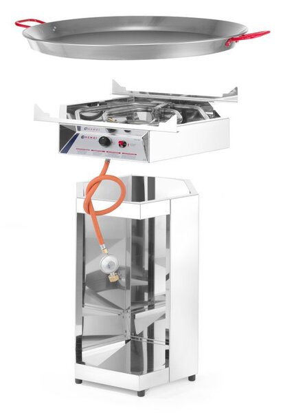Hendi Paella grillsütő 800, 7kW, 800x800x(H)900mm