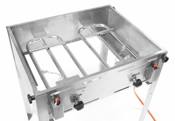 Gázüzemű Grill-Master Maxi, HENDI, 11,6kW, 650x540x(H)840mm