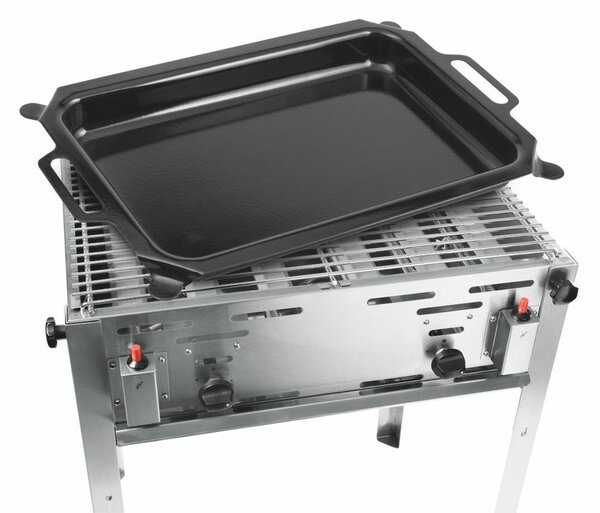 Gázüzemű Grill-Master Maxi, HENDI, 11,6kW, 650x540x(H)840mm