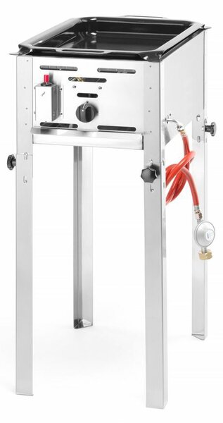 Hendi Grill-Master Mini Gázüzemű 5,8kW, 340x540x(H)840mm