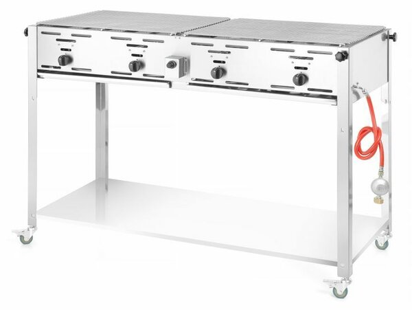 Hendi Grill-Master Quattro Gázüzemű, 22kW, 1330x600x(H)920mm