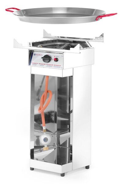 Hendi Paella grillsütő 600, 4,8kW, 600x600x(H)870mm