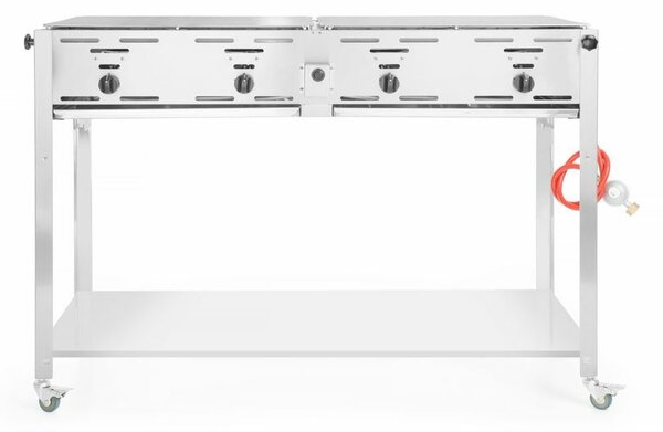 Hendi Grill-Master Quattro Gázüzemű, 22kW, 1330x600x(H)920mm