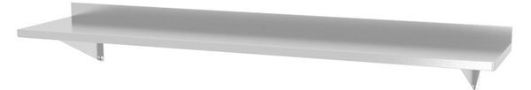 Fali polc, 2 konzollal, HENDI, 1400x300x(H)250mm