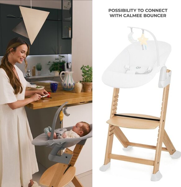 KINDERKRAFT Etetőszék Enock Nordic Breeze párnával