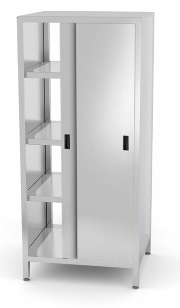 Tányértároló szekrény tolóajtókkal, HENDI, Kitchen Line, 800x700x(H)1800mm