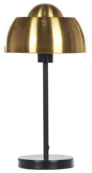 Fekete és aranyszínű fém asztali lámpa 44 cm SENETTE