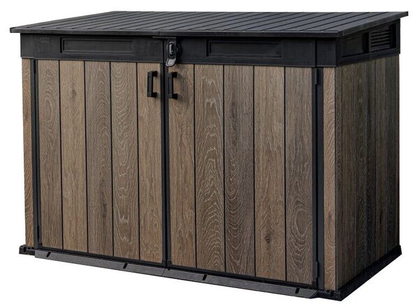 Keter Signature Walnut 2020 literes kerti tároló szekrény - diószín