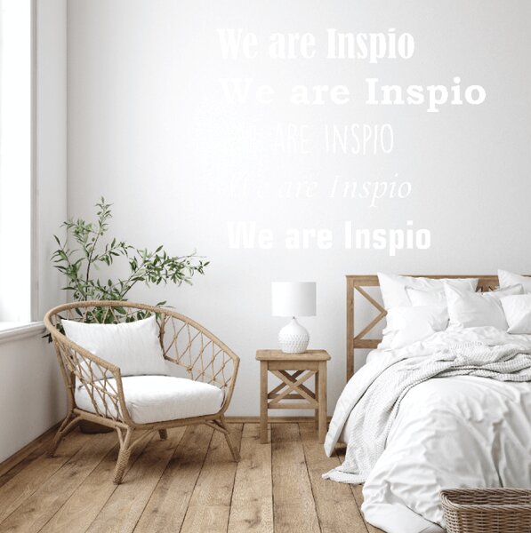 INSPIO -ajándékok, dekorációk gyártása - Idézet falra saját szöveggel, személyre szabott matrica