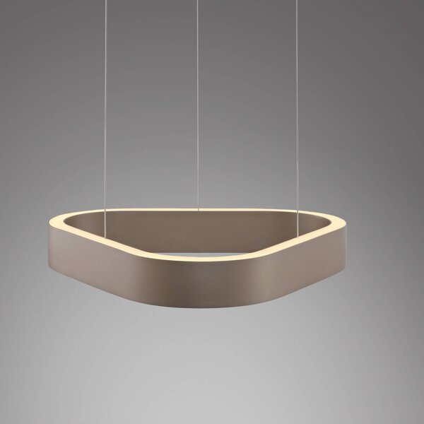 Paul Neuhaus LED függő világítás Q-Stretto, bronz, 40,8 cm, dimmelhető, Bronz / antik sárgaréz, Nappali / Étkező, fém, Modern