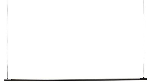 LOOM DESIGN LED függő világítás Straw 150, fekete, alumínium, dimmelhető, Fekete, Nappali / Étkező, Alumínium, Modern