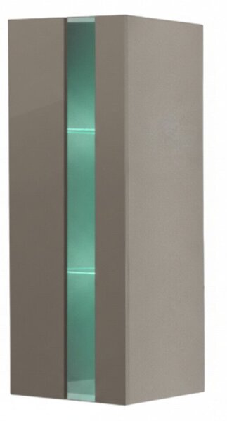 Intenso Concept-21 nappali faliszekrény sor - 240 cm (szürkésbarna)