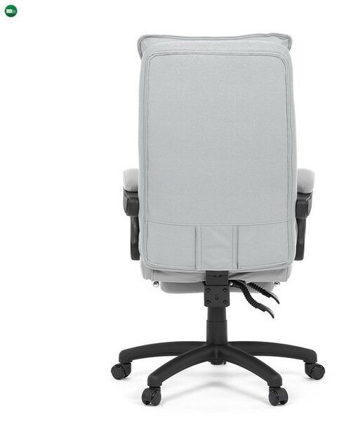 Irodai Forgószék Szinkronmechanizmussal, Ezüst Szövet Kárpittal KA-Y350 SIL