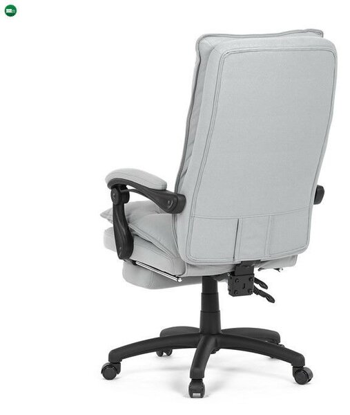 Irodai Forgószék Szinkronmechanizmussal, Ezüst Szövet Kárpittal KA-Y350 SIL