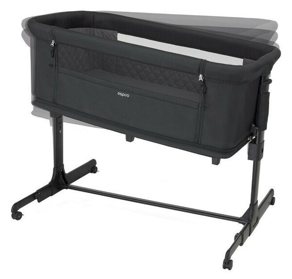 Espiro Cloud 2in1 babaöböl és járóka - 10 black shadow