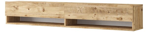 TV-állvány Laitila 180 x 31,5 x 29,5 cm rusztikus tölgy [en.casa]