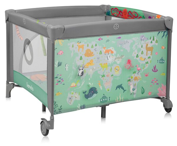 Lionelo Mille Plus utazójáróka - Grey Green