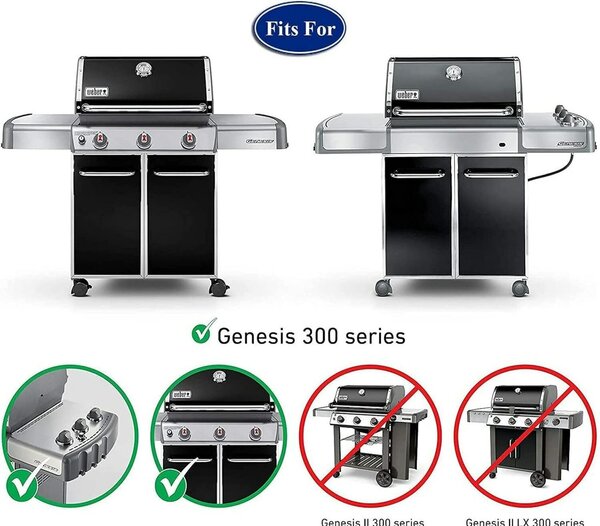 GFTIME barbecue grill, 50x32 cm, rozsdamentes acél, szürke