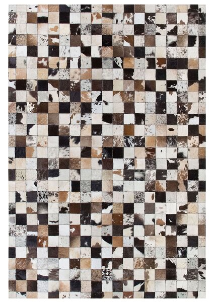 Szőnyeg CERLI Fehér 160 x 230 cm Bőr