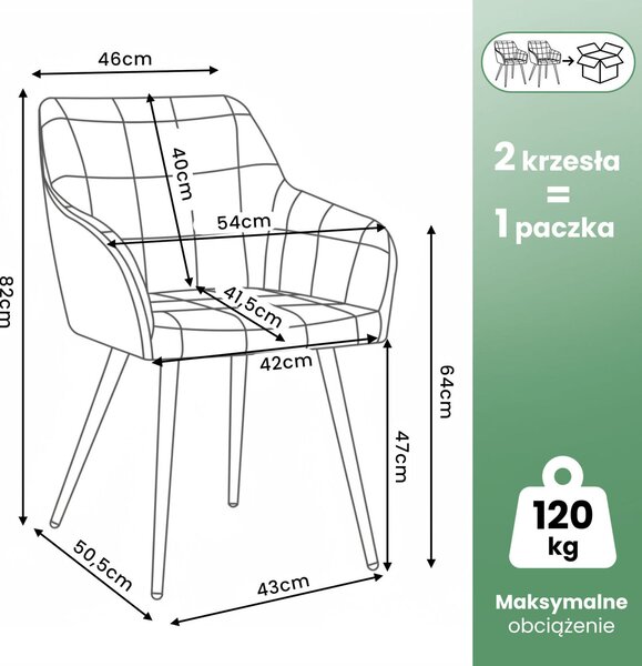 AKORD LUXANO Kárpitozott Szék Bársony Palackzöld Fekete Lábakkal