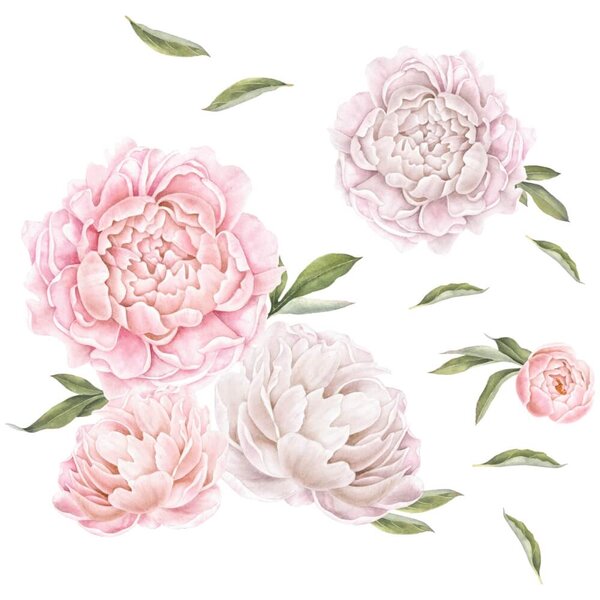 Virág falmatrica - Rózsaszín bazsarózsa