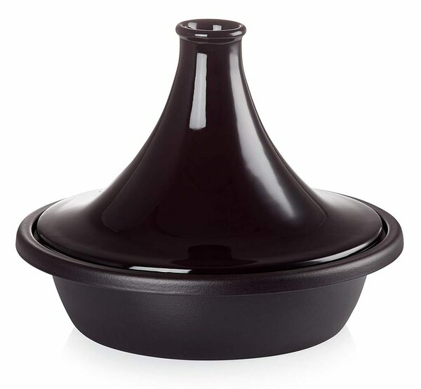 Le Creuset Tajine Öntöttvas Sütőedény 31cm - Fekete
