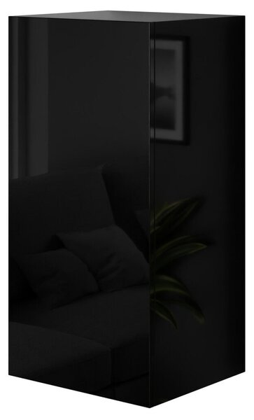 Intenso Concept-50 nappali faliszekrény sor - 200 cm (magasfényű fekete)