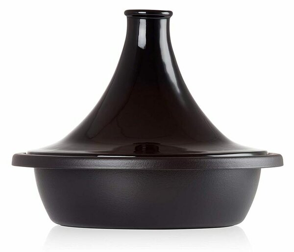 Le Creuset Tajine Öntöttvas Sütőedény 31cm - Fekete