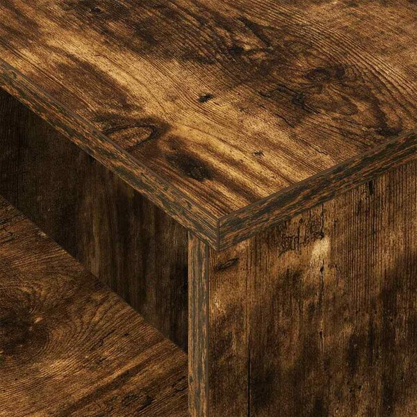 Konzolasztal Füstölt tölgy 91,5 x 35 x 38,5 cm Szerelt Fa