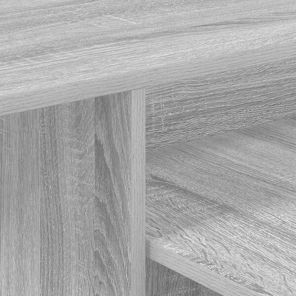 Konzolasztal Szürke Sonoma 91,5 x 35 x 38,5 cm Szerelt Fa