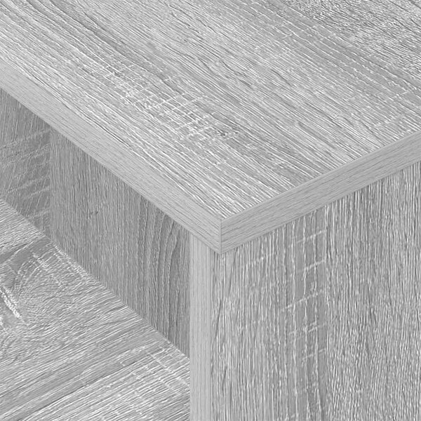 Konzolasztal Szürke Sonoma 91,5 x 35 x 38,5 cm Szerelt Fa