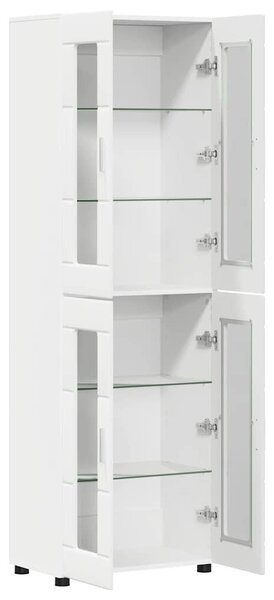 Magasfiú polcokkal FLORIN Fehér 60 x 35 x 182 cm Faanyag