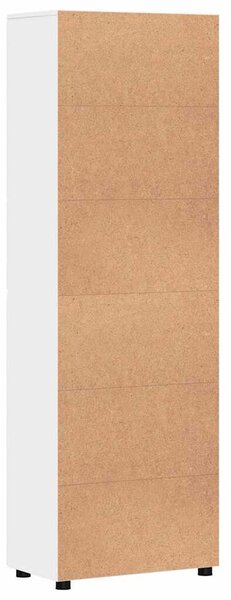 Magasfiú polcokkal FLORIN Fehér 60 x 35 x 182 cm Faanyag
