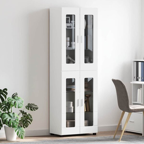 Magasfiú polcokkal FLORIN Fehér 60 x 35 x 182 cm Faanyag