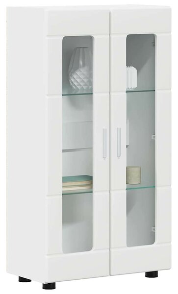 Széf polcokkal tárolóval Fehér 55,5 x 29 x 103 cm Faanyag