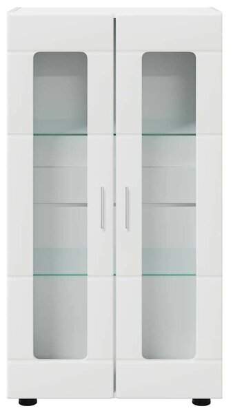 Széf polcokkal tárolóval Fehér 55,5 x 29 x 103 cm Faanyag