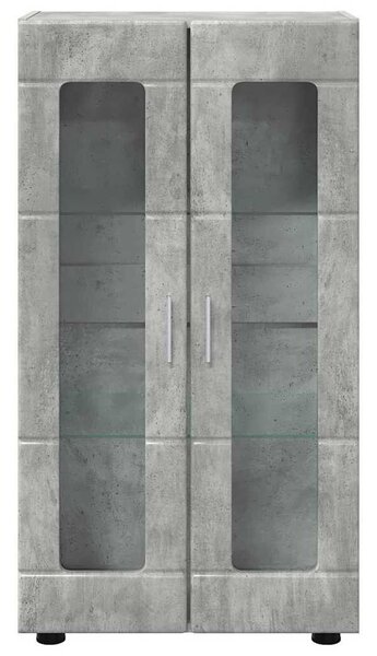 Széf FLORIN 55,5 x 29 x 100 cm Beton Szürke Szerelt Fa