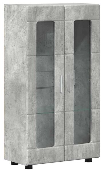 Széf FLORIN 55,5 x 29 x 100 cm Beton Szürke Szerelt Fa