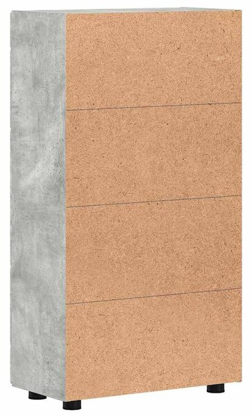 Széf FLORIN 55,5 x 29 x 100 cm Beton Szürke Szerelt Fa