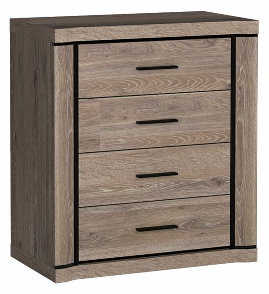 Komód Lorelie 103, Laminált forgácslap, 91x81x44cm