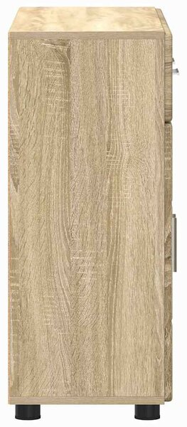 Széf FLORIN 88,5 x 30,5 x 73 cm Sonoma tölgy Szerelt Fa