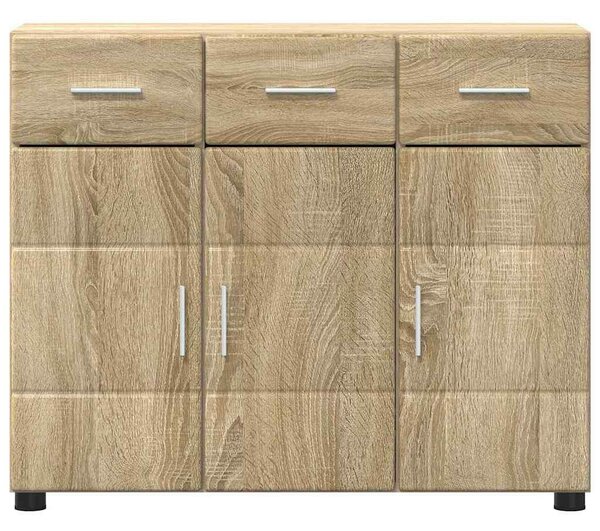 Széf FLORIN 88,5 x 30,5 x 73 cm Sonoma tölgy Szerelt Fa