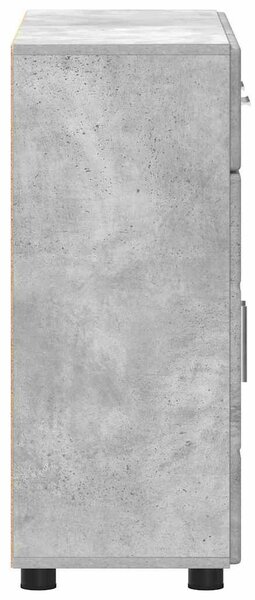 Széf FLORIN 88,5 x 30,5 x 73 cm Beton Szürke Szerelt Fa