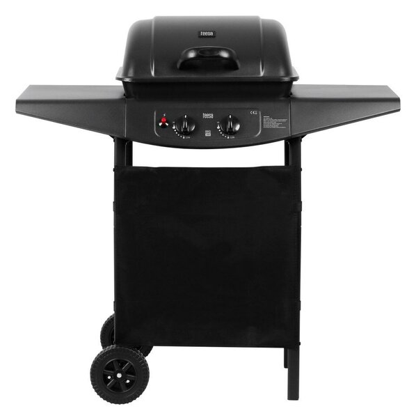 Teesa BBQ 2000 gázgrill - 2 égőfej