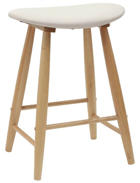 Étkező Székek 2 db Tömör Gumi Fa Természetes 46 x 37 x 63 cm