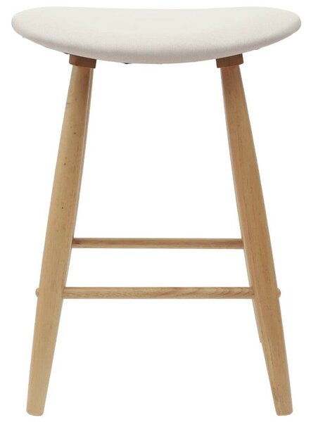 Étkező Székek 2 db Tömör Gumi Fa Természetes 46 x 37 x 63 cm