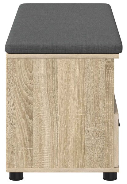 Előtér pad párnával fiókkal Sonoma tölgy 100 x 38 x 46 cm